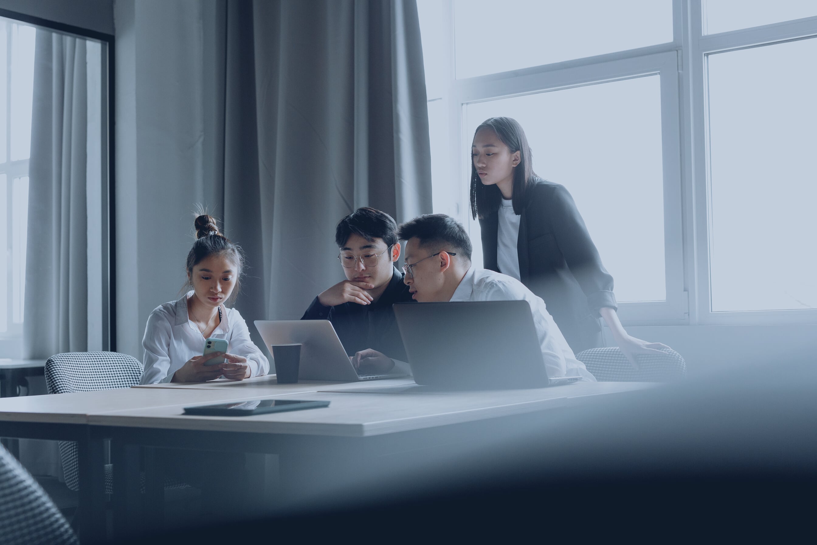 Office Team Working Together